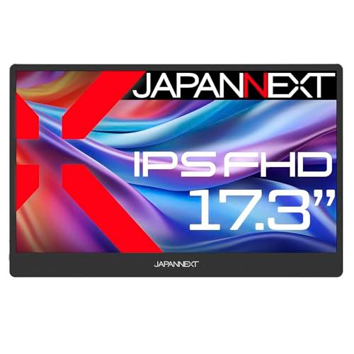 JAPANNEXT 17.3インチ モバイルモニター IPS パネル フルHD 1920x1080解...
