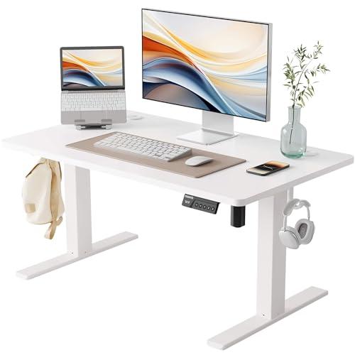 YIHAYO ローデスク 高さ46-72cm 昇降デスク 幅100cm 奥行き60cm 電動 ゲーミ...