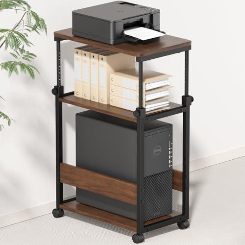 幅35×奥行60×高さ67.5〜95cmパソコンワゴン 昇降式 PCゲーミング cpuスタンド TT...