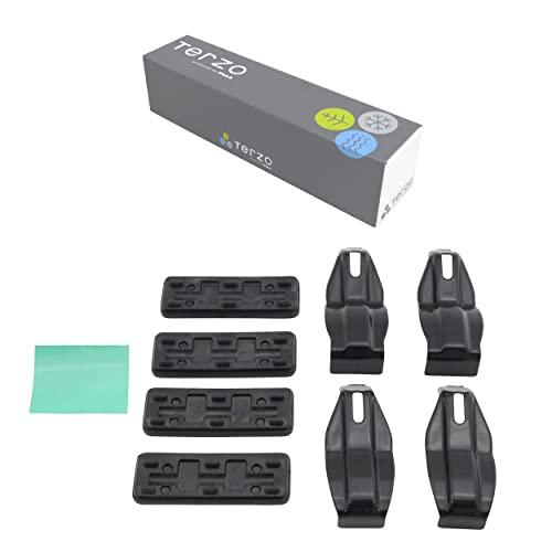 Terzo テルッツォ (by PIAA) ルーフキャリア ベースキャリア ホルダー 4個入 ブラッ...