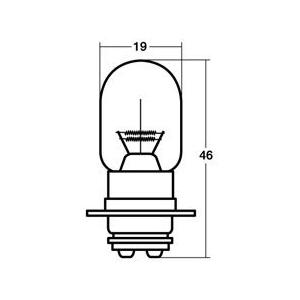 スタンレー電気(STANLEY) μ84電球 12V18/18W A3602V