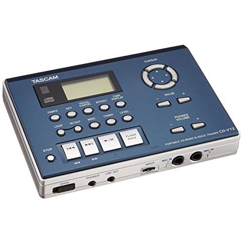 TASCAM(タスカム) CD-VT2 ボーカル練習 CDプレーヤー 小型 コンパクト ポータブル ...