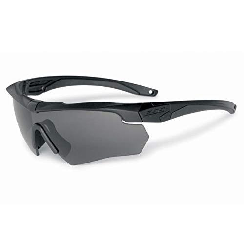 ESS 安全メガネグレー 傷つきにくい 巻きつけ用 ブラック ワンサイズ