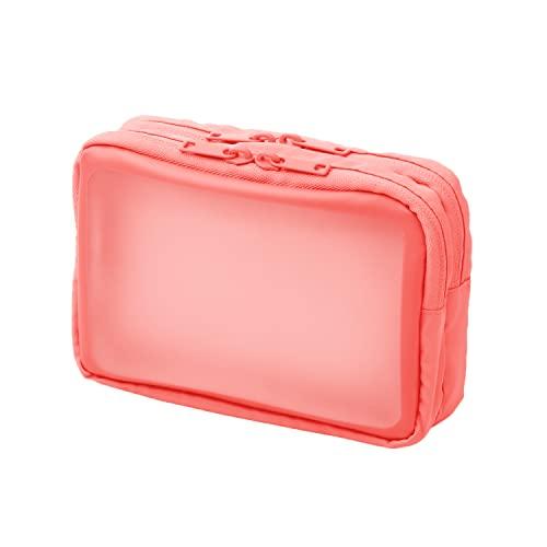 PLUS ポーチ ジブンイロ ナカ見え ガジェットポーチM ピンク TW-BG002M 428-75...