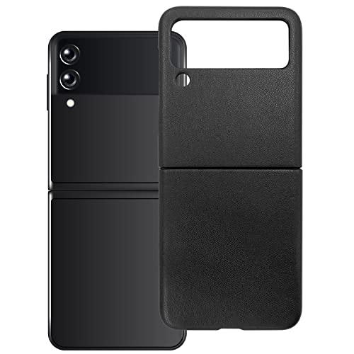 エレコム Galaxy Z Flip3 5G レザーケース オープン ブラック PM-G215PLO...