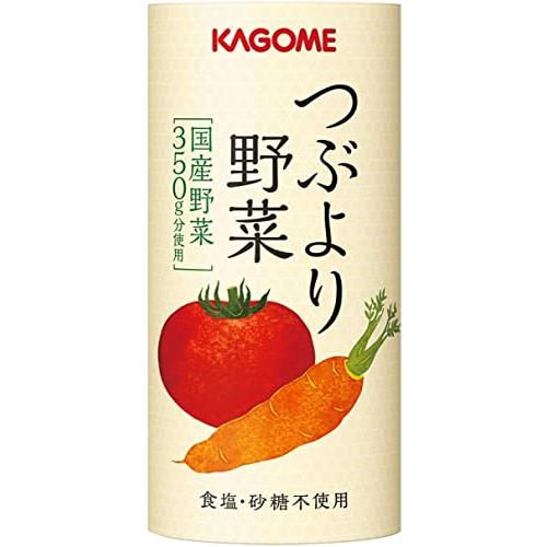 カゴメつぶより野菜野菜ジュース15本国産野菜350g分使用食塩・砂糖・香料・保存料不使用