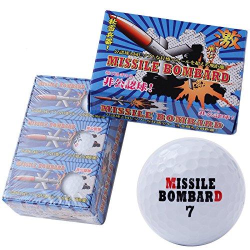 LEZAX(レザックス) ゴルフボール Missile Bombard 非公認球 2ピース 6個入り...