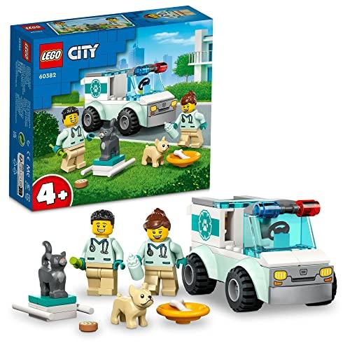 レゴ(LEGO) シティ どうぶつ救急車 60382 おもちゃ ブロック プレゼント 動物 どうぶつ...