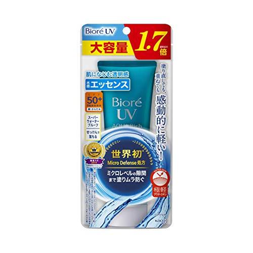 【大容量】 ビオレUV アクアリッチ ウォータリエッセンス 85g (通常品の1.7倍) 日焼け止め...