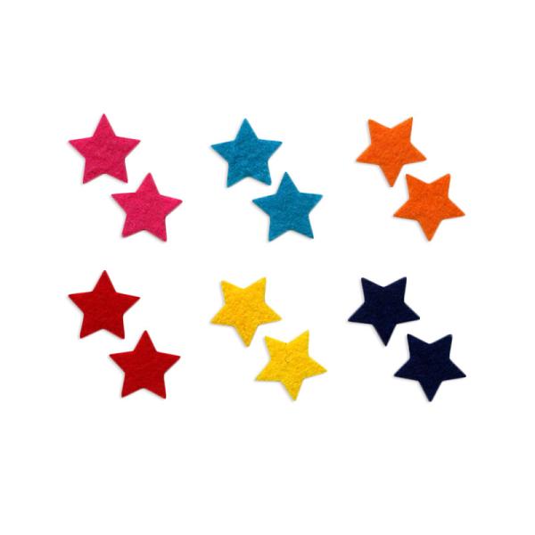 【わくわくWORD】【星】　紺／赤／黄／桃／ターコイズ／オレンジ