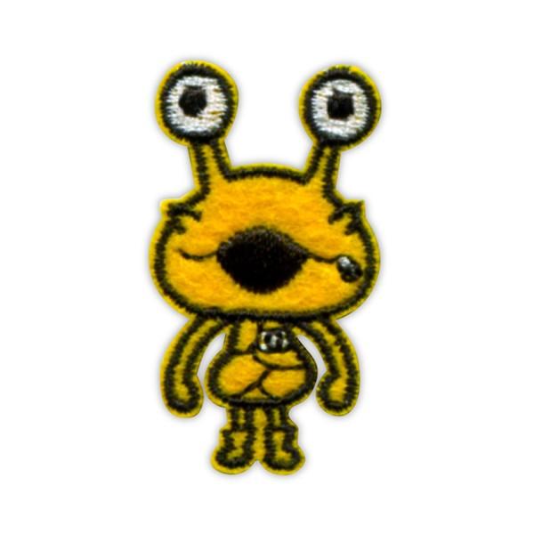 かいじゅうステップ　ワンダバダ「カネちゃん」ワッペン アイロン接着・シール接着両用タイプ