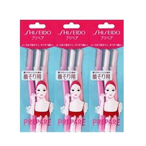 配送料無料資生堂プリペア顔そり用(L)3本入×3個セット(4550516494184)