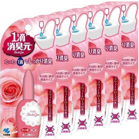 配送料無料 1滴消臭元 スウィートローズの香り 20mL×6個セット(298)