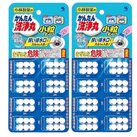 配送料無料小林製薬かんたん洗浄丸 小粒タイプ 6錠入8パック ×2個セット（485）