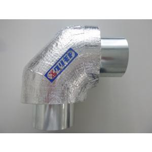 KGスパイラルダクト90°ベンド φ125 1.0R 保温材付 標準板厚0.6t 亜鉛