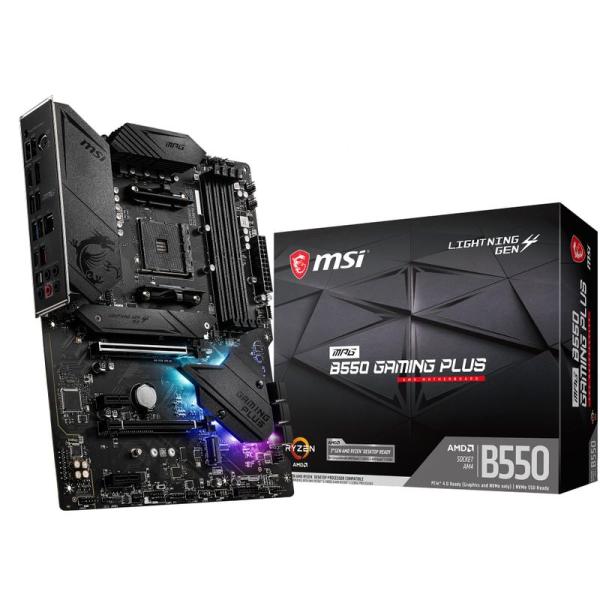 MSI マザーボード MPG B550 GAMING PLUS/A ATX AMD B550 チップ...