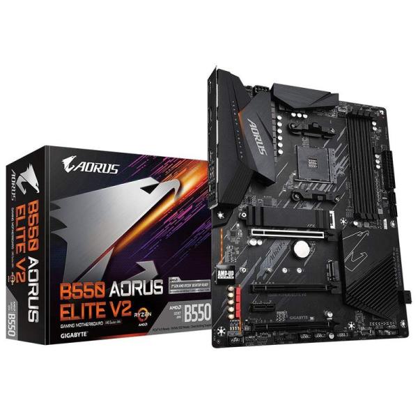 GIGABYTE B550 AORUS ELITE V2 マザーボード ATX AMD B550チッ...