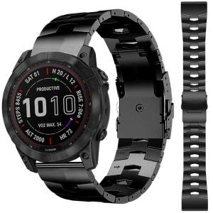 金属高級バンド 対応Garmin Approach S62/S60/Garmin Fenix 7/6 pro/6/5/5 plus/Inst｜pipihouse