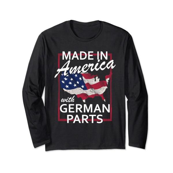 ドイツ製パーツ - ハーフアメリカン ドイツ 長袖Tシャツ
