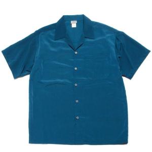 キャルトップ オープンカラーシャツ 半袖 メンズ #3003 アメリカ製 (S, SAGE BLUE)｜pipihouse