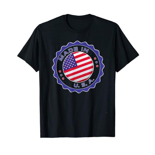 アメリカ製 モダンシール アメリカ国旗 Tシャツ