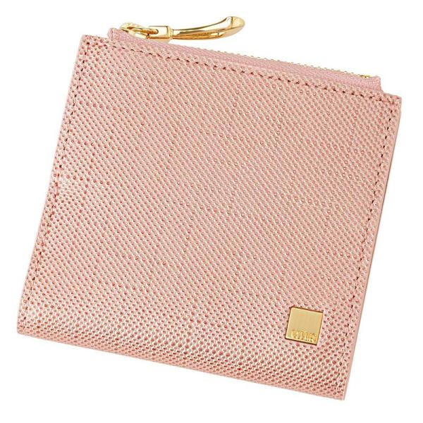 キプリス ウィメンズ 二つ折り財布(コンパクト札入)ポン 6463 (ピンク)