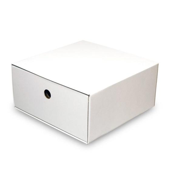 横井パッケージ カラーボックス用 インナーケース 引出し箱 (No.6) 横置き用 白 6枚セット