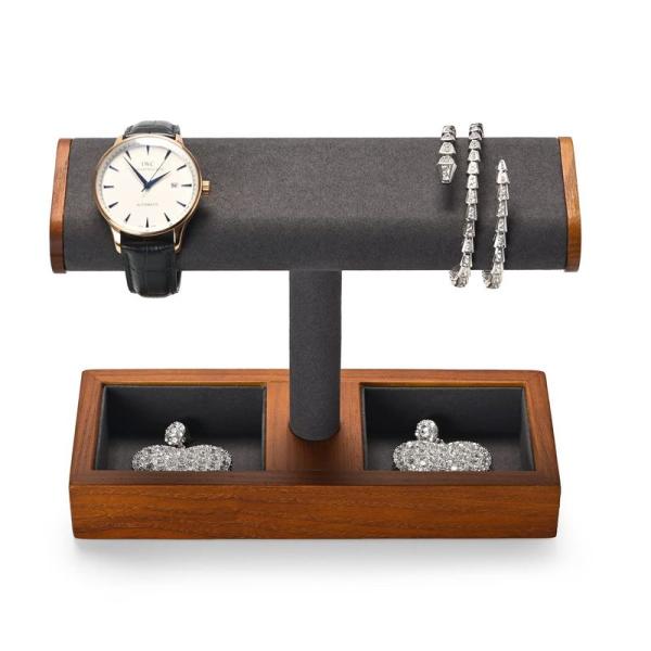 Woodten腕時計スタンド ジュエリーラック ウォッチスタンド 木製 ディスプレイ 時計スタンド ...