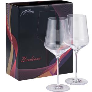 プラティーヌ ボルドー 赤ワイングラス 2脚セット 箱入り 612ml