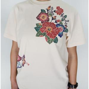 沖縄 Tシャツ tシャツ オリジナルTシャツ 沖縄土産 沖縄花丸｜piras2004