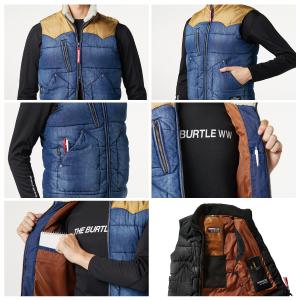 バートル BURTLE 防寒ベスト 防寒着 電...の詳細画像5