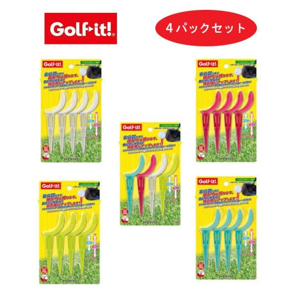 ノンスライスティーＭＡＸ　 選べる４本入×4パックセット 30-40ｍｍ / Golf it / ゴ...