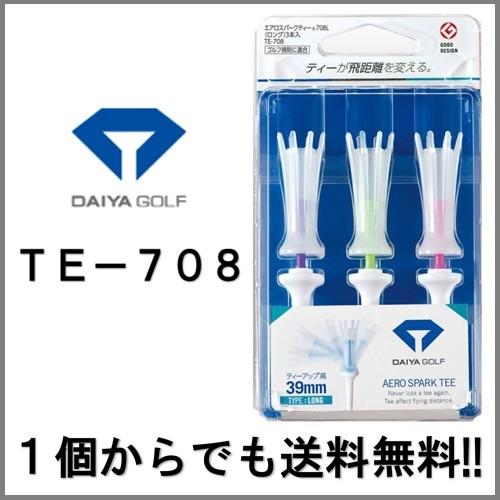 【送料無料】DAIYA　ダイヤ　エアロスパークティー 708 ロング　TE-708　ロングティー　ゴ...