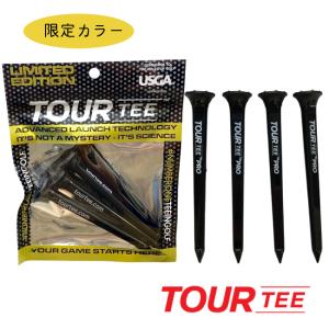 【即納】■限定カラー■ ブラック　ツアーティー プロ Tour Tee Pro　80mm × 4本入...