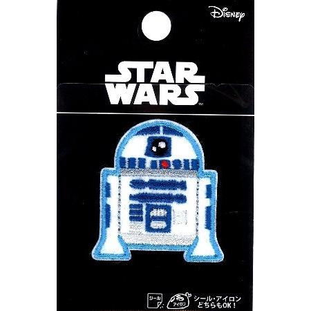 キャラクター 刺しゅう ワッペン  スターウォーズ （ R2-D2 ) （ 大きさ　約4×3.7ｃｍ...