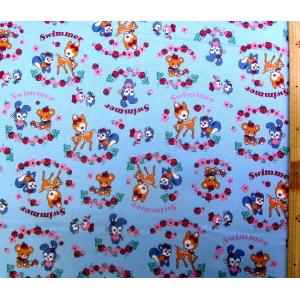 キャラクター 生地 布 キティ （ ミュージック ピンク系 ) 柄番号302