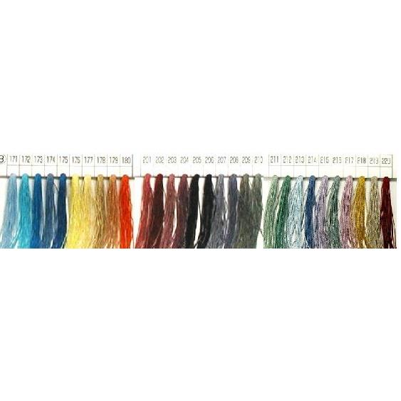 都羽根 絹カード巻き （ 手縫い糸 ) 色指定分 （ ＃171番 〜＃220番 )