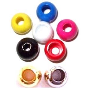 カラー ループエンド （ 15ミリ ２個入り ）（　白