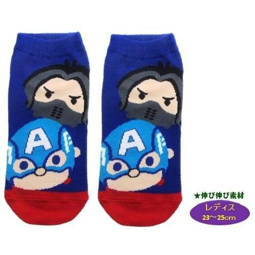 ◇ キャラクター ソックス （ 靴下 ）  アメリカン コミックヒーロー （ レディス23〜25ｃｍ...