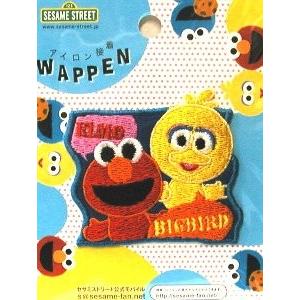 ◇ キャラクター 刺しゅう ワッペン セサミストリート （ エルモ