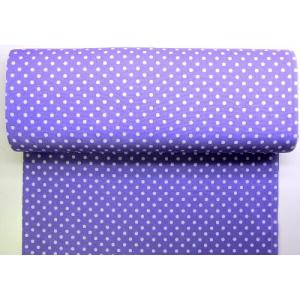 オックス 生地 水玉 中玉 ( パープル )の詳細画像2