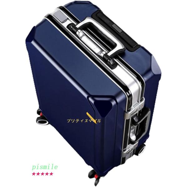 スーツケース 機内持ち込み 35L TSAロック搭載 USB充電口 アルミフレーム 超軽量 小型 耐...