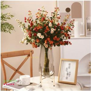 花瓶のある人工花 造花 (Color : D)の商品画像