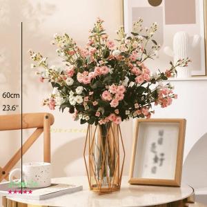 花瓶のある人工花 造花 (Color : D)の詳細画像1