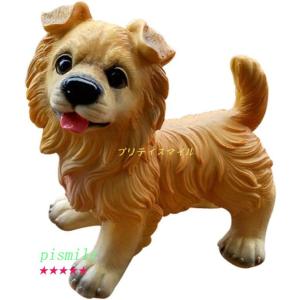 オブジェ 置物 子犬モデル柴犬シミュレーション犬の装飾家の装飾｜pismile