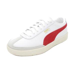 スニーカー プーマ PUMA オスロシティPRM ホワイト/レッド/グレー 374800-02 メンズ シューズ 靴 20AW｜pistacchio