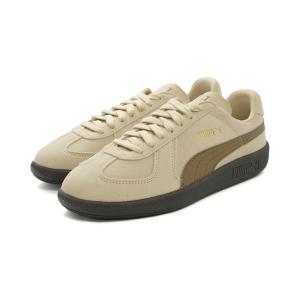 スニーカー プーマ PUMA アーミートレーナースエード グラノーラチョコチップ 茶 388156-10 レディース シューズ 靴 23FW｜pistacchio