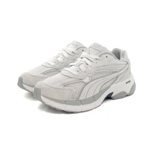 スニーカー プーマ PUMA テバリスニトロメタリックスニーカー フェザーグレー 灰 396863-01 レディース シューズ 靴 23FW｜pistacchio