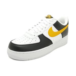 スニーカー ナイキ NIKE エアフォース1'07RS ブラック/ユニバーシティゴールド/ホワイト メンズ シューズ 靴 19HO