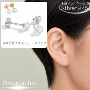 ピアス スターリングシルバー シルバー 金属アレルギー対応 シルバー 
